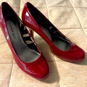 Size 8 Madden Girl Red Heels